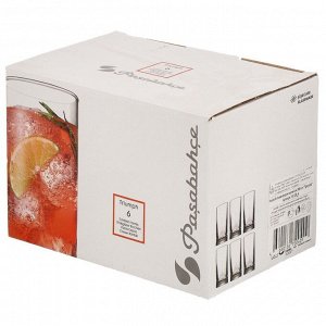 Стакан 300 мл, стекло, 6 шт, Glasstar, Триумф, N_630_4