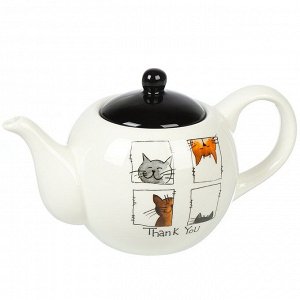 Чайник заварочный доломит, 0.95 л, Daniks, Cats