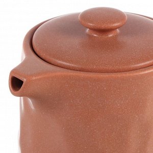 Чайник заварочный керамика, 0.85 л, Billibarri, Old Clay, 500-260, розовый
