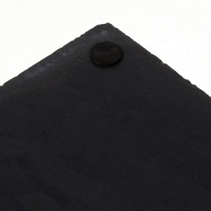 Блюдо камень, прямоугольное, 20х30 см, черное, Черный камень, Y4-3206