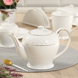 Чайник заварочный керамика, 1 л, с ситечком, Daniks, Кембридж
