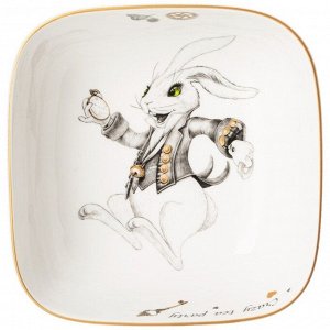 Салатник фарфор, квадратный, 15х5.5 см, подарочная упаковка, Wonderland, Lefard, 590-538