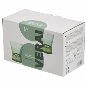 Стакан для виски 270 мл, стекло, 2 шт, Billibarri, Verai, 901-042