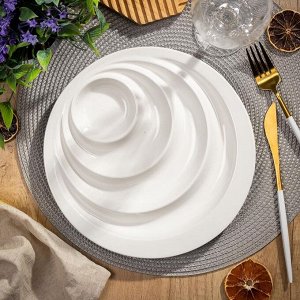 Блюдо керамика, сервировочное, круглое, 24.5 см, Y4-8300
