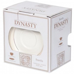 Чайная пара фарфор, 2 предмета, на 1 персону, 220 мл, Fioretta, Dynasty, TDS086