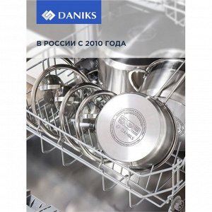 Чайник нержавеющая сталь, 2 л, зеркальный, нержавеющая сталь, Daniks, индукция, GS-04427A-2