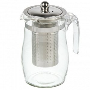 Чайник заварочный стекло, 0.75 л, с ситечком, Barouge, Seven ideas, BF-513