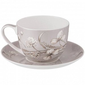 Чайная пара фарфор, 2 предмета, на 1 персону, 330 мл, Lefard, White Flower, 415-2136