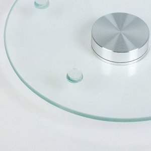 Блюдо стекло, для сервировки, круглое, 30 см, вращающееся, Лофт, Daniks