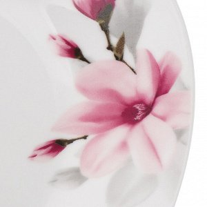 Тарелка обеденная, керамика, 20 см, круглая, Нежность, Daniks, 19-220