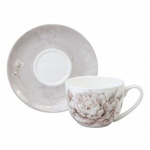 Чайная пара фарфор, 2 предмета, на 1 персону, 330 мл, Lefard, White Flower, 415-2283