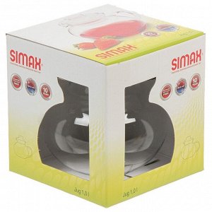 Чайник заварочный стекло, 1 л, Simax, Eva