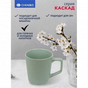 Кружка керамика, 420 мл, Каскад, Daniks, R23154/4625-1, в ассортименте