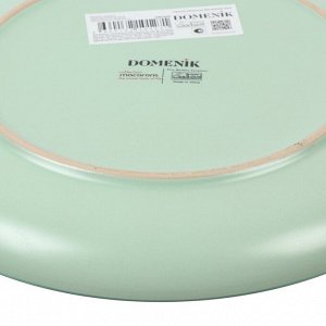 Тарелка обеденная, керамика, 24 см, круглая, Macarons, Domenik, DM7000