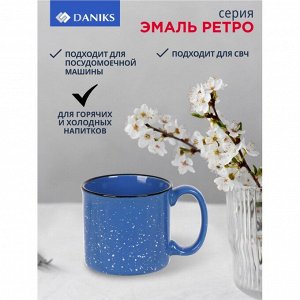 Кружка керамика, 430 мл, Эмаль ретро, Daniks, Y4-6643, в ассортименте