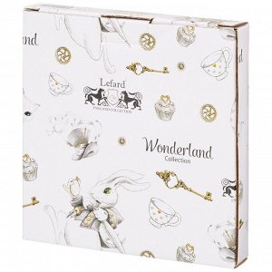 Тарелка фарфор, 15х2 см, фигурная в форме сердца, Wonderland, Lefard, 590-448