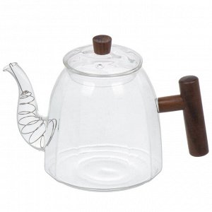 Чайник заварочный стекло, 1.1 л, с ситечком, B050184