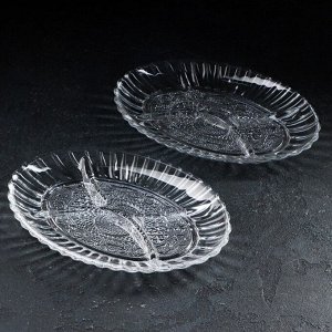 Блюдо стекло, овальное, 26х18.5 см, 2 шт, Конья-фд, Pasabahce, 54912BBFD