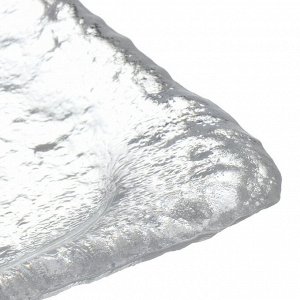 Блюдо стекло, прямоугольное, 23.5х15 см, Лед, Y4-8757