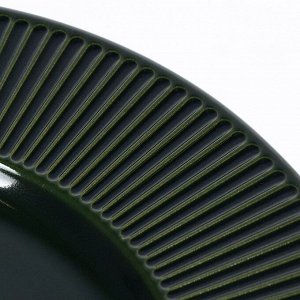 Тарелка обеденная, керамика, 27 см, круглая, Emerald Green, Domenik, TDP470/DMD031