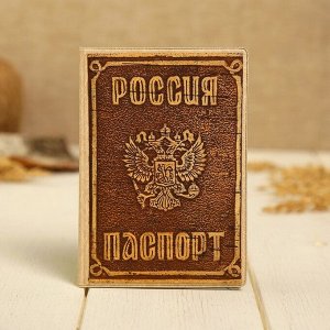 Обложка «Россия», для паспорта, декорированная, береста 1649806