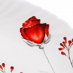 Блюдо стеклокерамика, овальное, 30 см, Вероника, Daniks, LHYP120/220303