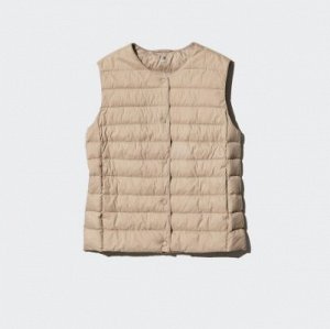Женский переносной жилет PUFFTECH air cotton 469863 молочный