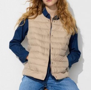 Женский переносной жилет PUFFTECH air cotton 469863 бежевый