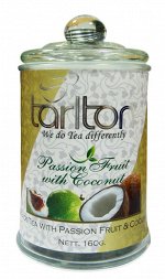 Чай ТАРЛТОН стекло ПЛОД СТРАСТИ черный (кокос,маракуйя)