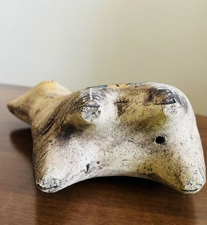 Статуэтка (фигурка) кота из глины шамот