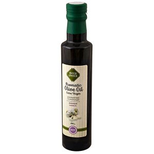 Масло ECO GREECE Extra Virgin Aromatic с чесноком 250 мл ст/б 1/12