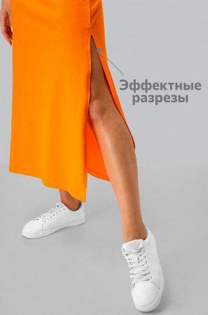 Однотонное женское платье-футболка Happyfox