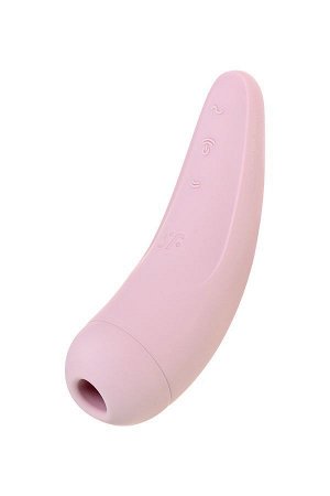 Вакуумный клиторальный стимулятор Satisfyer Curvy 2+ розовый