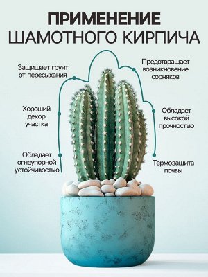 Крошка шамотного кирпича "Рецепты дедушки Никиты", фр 5-20, 1 кг