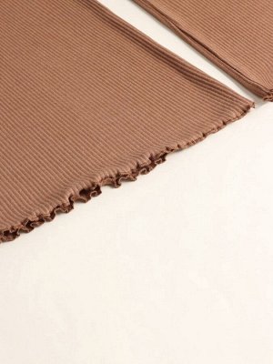 Брюки женские домашние L HOME, кофейный