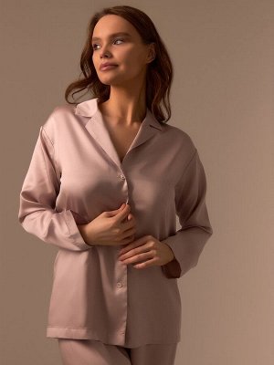 Костюм домашний женский (рубашка и брюки) SL HOE, пудровый