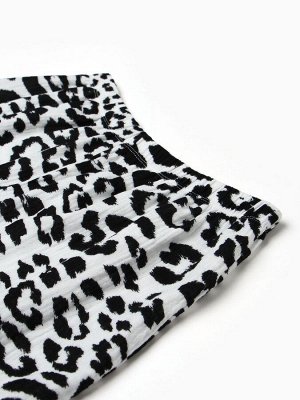 Комплект домашний женский (рубашка, брюки) KAFTAN «Муслин: leopard» размер