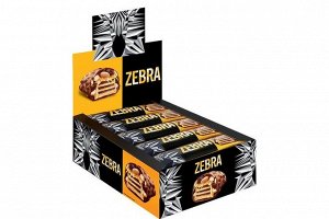 Вафли «Zебра», глазированные, 40 г (упаковка 15 шт)