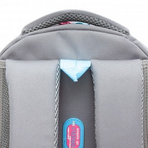 Рюкзак школьный GRIZZLY с карманом для ноутбука 13", анатомической спинкой, тремя отделениями, для девочки
