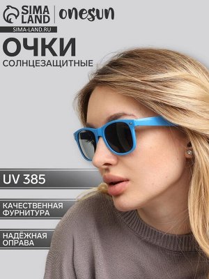 Очки солнцезащитные OneSun, UV 385, 3x4.5x14 см, синие