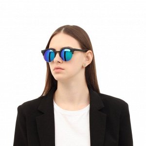 Очки солнцезащитные OneSun, uv 400, 14x14x5 см, линза 4.7x4.1 см, синие