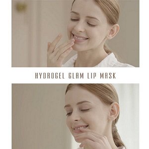 Гидрогелевые патчи для губ с розой BeauuGreen Hydrogel Glam Lip Mask Rose, 1шт (3г)