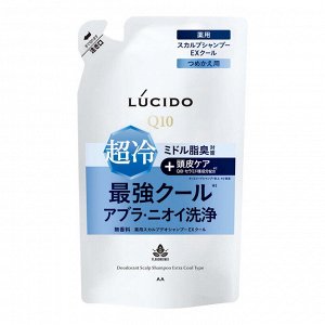 Мужской шампунь "Lucido Deodorant Shampoo" для глубокой очистки кожи головы и удаления неприятного запаха с антибактериальным и охлаждающим эффектом и флавоноидами (для мужчин после 40 лет) 380 мл, мя