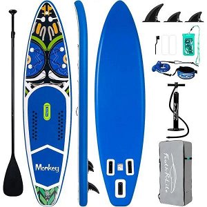 Надувная доска для SUP (САП) серфинга FUNWATER  Monkey  350*83*15
