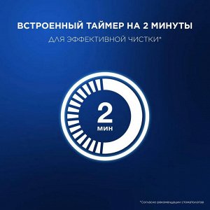 Электрическая зубная щётка Oral-B Pro 3 Голубая с дополнительной сменной насадкой Pro Cross Action (1 шт)