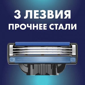 Мужской набор Gillette с бритвой Gillette Mach3 и гелем для бритья