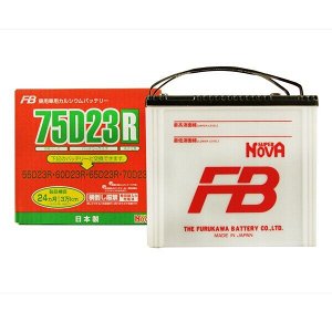Аккумулятор FB SUPER NOVA 75D23R, 65Ач, CCA 620A, обслуживаемый
