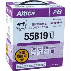 Аккумулятор FB Altica Premium 55B19L 50Ач, CCA 450А, обслуживаемый