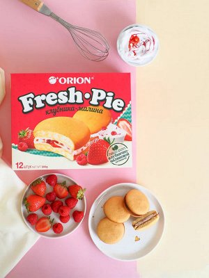 Пирожное бисквитное Фреш Пай МАЛИНА, 12шт*25гр