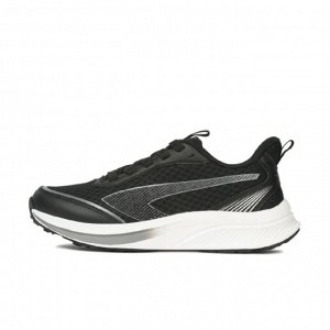 TIGORA Running Shoes BKSV - Беговые кроссовки для детей 6-12 лет, черный с серебром